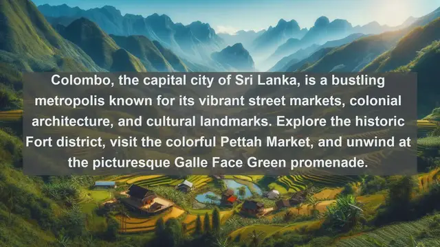 Video thumbnail for Explore the Stunning Beauty of Sri Lanka: Top 10 Most Beautiful Cities