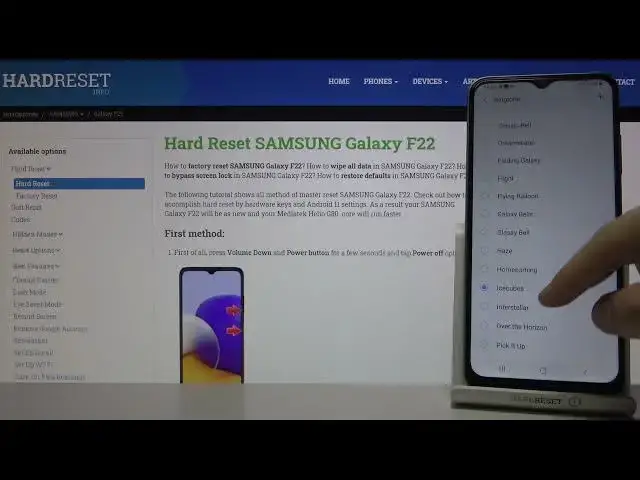 'Video thumbnail for SAMSUNG Galaxy F22 Ringtone List'