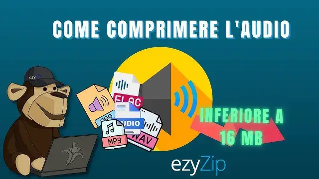 'Video thumbnail for Comprimi Audio Inferiore a 16 Mb | Riduci Le Dimensioni Del File Audio Online (Guida Facile)'