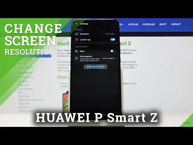 Video thumbnail for How to Change Screen Resolution in HUAWEI P Smart Z – Unable 1080 Resolution