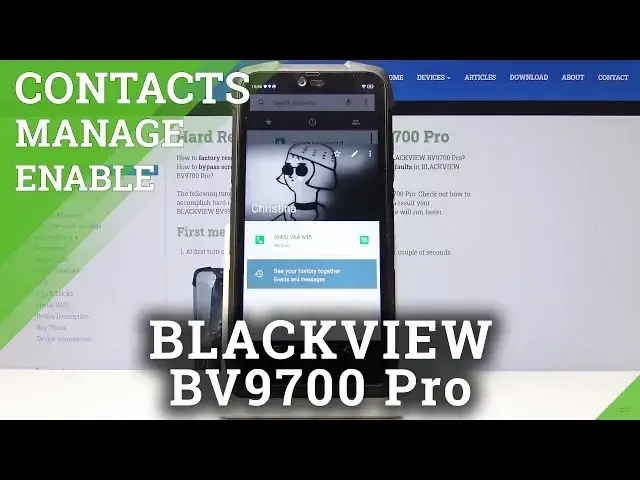 Video thumbnail for How to Add Photo to Contact in BLACKVIEW BV9700 Pro - Personalize Contact