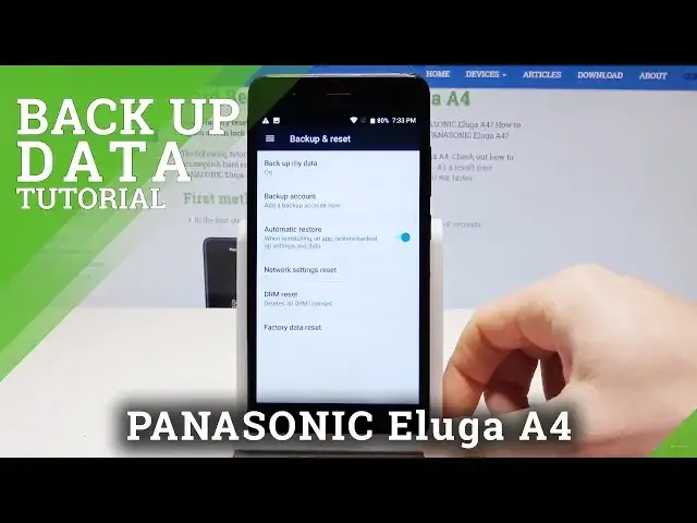 Video thumbnail for How to Enable Google Backup in PANASONIC Eluga A4 - Duplicate Data