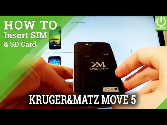 Video thumbnail for Insert SIM & SD in KRUGER & MATZ Move 5 - Install Micro SD and SIM