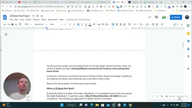 Video thumbnail for Writing a Blog Post Start to Finish