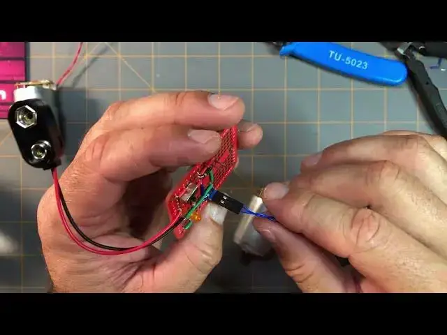 Video thumbnail for Adding Dupont Connectors to DC Motor Terminals - Robot Project: Scrubberbot