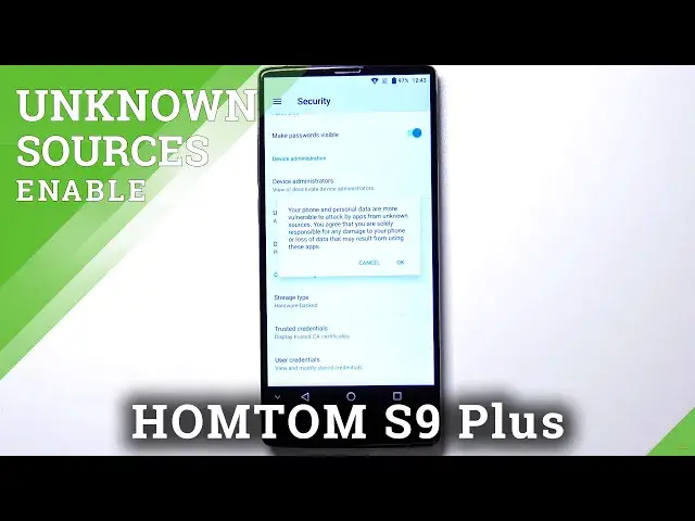 Video thumbnail for How to Enable Unknown Sources in HOMTOM S9 Plus – App Installation
