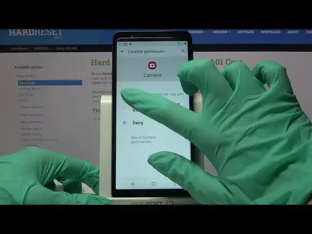 'Video thumbnail for How to Change App Permissions in SAMSUNG Galaxy A01 Core – Manage App Settings'