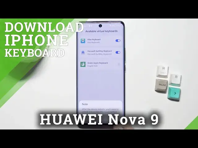 Video thumbnail for How to Install iPhone Keyboard on HUAWEI Nova 9 - Green Apple Keyboard App