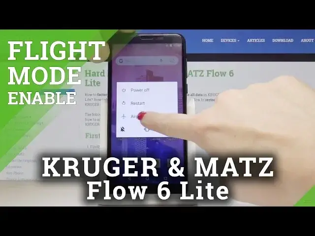 Video thumbnail for How to Enable Flight Mode on KRUGER & MATZ Flow 6 Lite - Disable Mobile Connection
