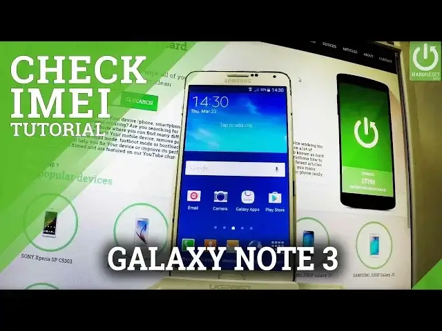 'Video thumbnail for SAMSUNG Galaxy Note 3 Check IMEI / IMEI Information'