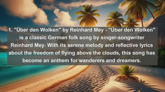 Video thumbnail for Musical Masterpieces: Top 10 Beautiful Songs from Germany