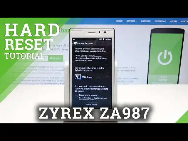 Video thumbnail for Factory Reset ZYREX ZA987 - Erase All Content & Settings