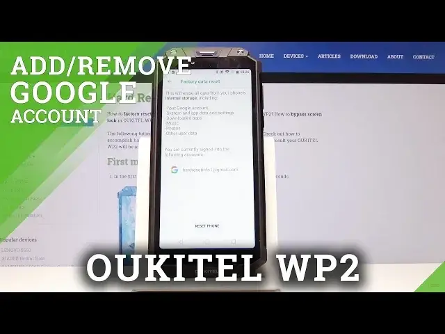 Video thumbnail for How to Add & Delete a Google Account on OUKITEL WP2 - Google Accounts Management