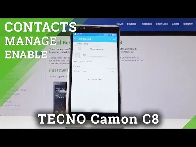 'Video thumbnail for How to Add Photo to Contact in Tecno Camon C8 - Personalize Contact'