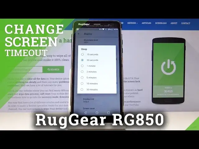 Video thumbnail for How to Change Screen Timeout in RUGGEAR RG850 – Sleep Time