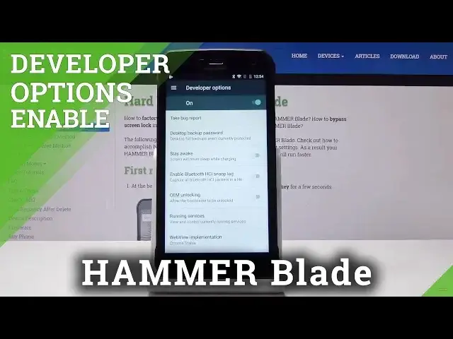 'Video thumbnail for How to Activate Developer Options in HAMMER Blade - Advanced Features'