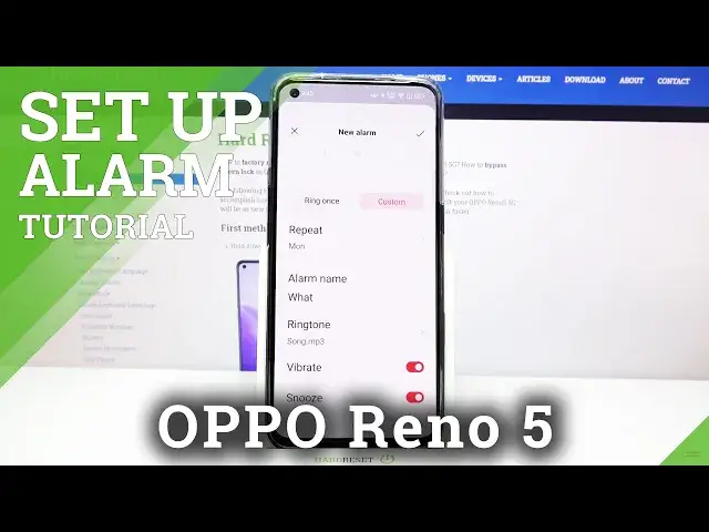 Video thumbnail for How to Set up Alarm Clock on OPPO Reno5 – Add Alerts