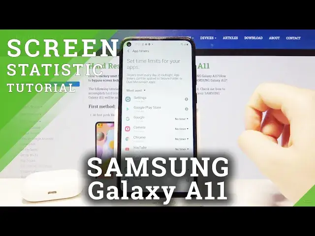 'Video thumbnail for How to Check Number of Apps Opened Each Day in Samsung Galaxy A11?'