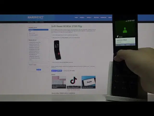 Video thumbnail for NOKIA 2720 Flip Incoming Call | Default Calling Screen