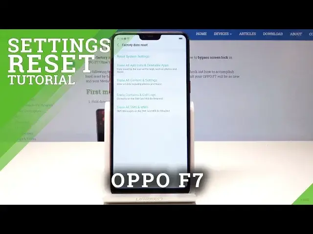 Video thumbnail for How to Restore Factory Settings on OPPO F7 - Reset Custom Settings