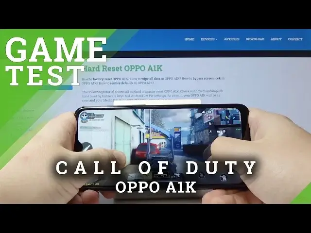 'Video thumbnail for OPPO A1K Graphic Test while playing Call of Duty Mobile Game'
