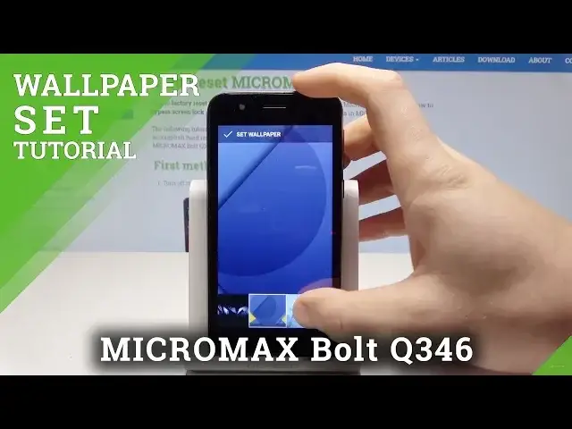 Video thumbnail for How to Change Wallpaper in MICROMAX Bolt Q346