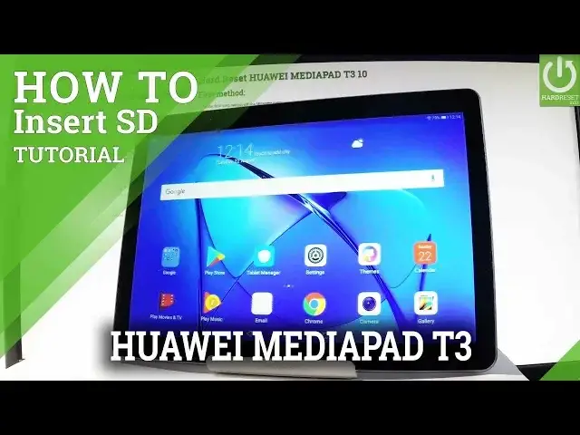 'Video thumbnail for How to Insert Micro SD in HUAWEI MEDIAPAD T3 - Set Up Memory Card'