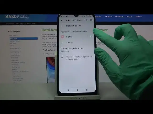 'Video thumbnail for Use Bluetooth Connection / Start Data Sharing - MOTOROLA Moto E7 Power'