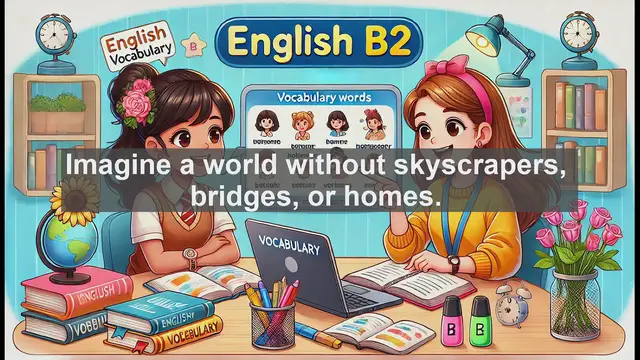 Video thumbnail for 1500 Must Know CEFR B2 Vocabulary - Understanding 'Construction': Beyond Buildings and Bridges