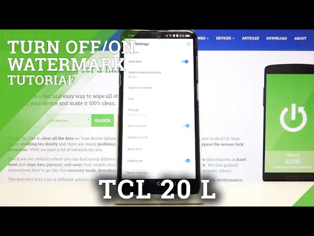 Video thumbnail for Enable / Deactivate Watermark in Main Camera Settings - TCL 20L