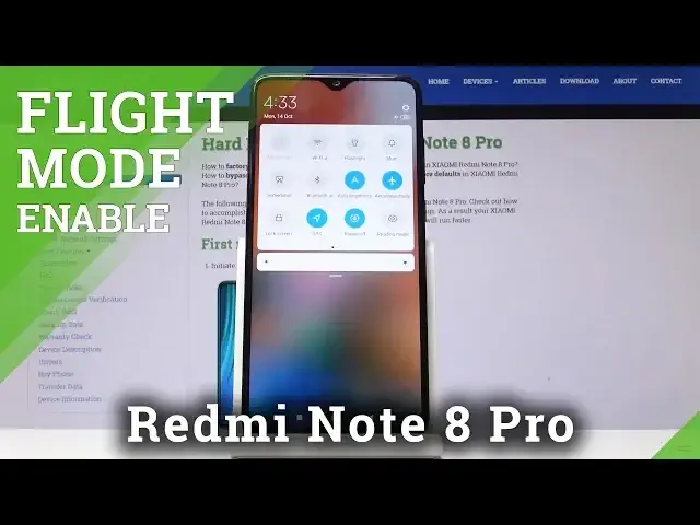 'Video thumbnail for Flight Mode in XIAOMI Redmi Note 8 Pro - Activate Airplane Mode'