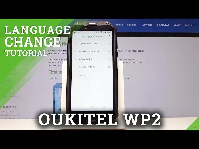 'Video thumbnail for How to Change Language in OUKITEL WP2 - Switch Between Languages'