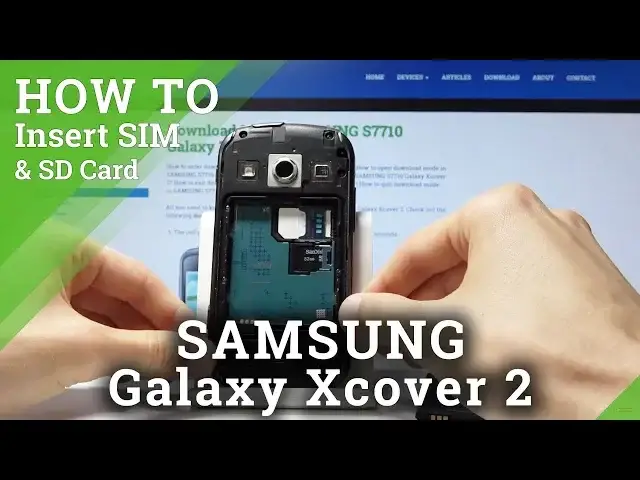Video thumbnail for How to Insert SIM & SD Card in SAMSUNG Galaxy Xcover 2 – SIM & SD Installation