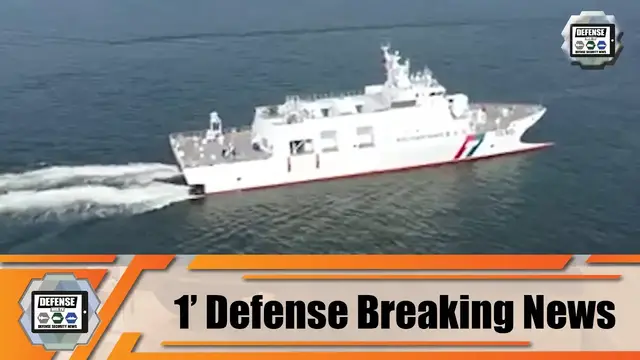 'Video thumbnail for Taiwanese Coast Guard takes delivery of its new CG 601 Anping patrol vessel 1' Naval defense News'