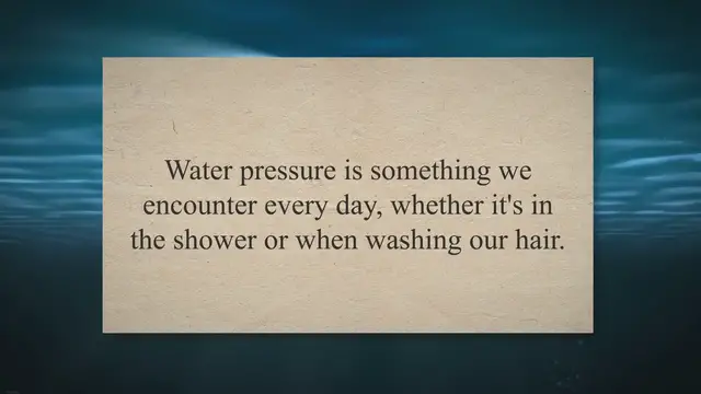 'Video thumbnail for Unlocking the Secrets: How Water Pressure Impacts Your Hair and What You Can Do About It'