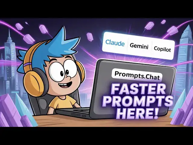 Video thumbnail for Built in Prompt Sharing for Developers! Use Claude, Gemini & Copilot Faster with prompts.chat