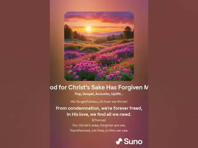 Video thumbnail for God for Christ’s Sake Has Forgiven Me