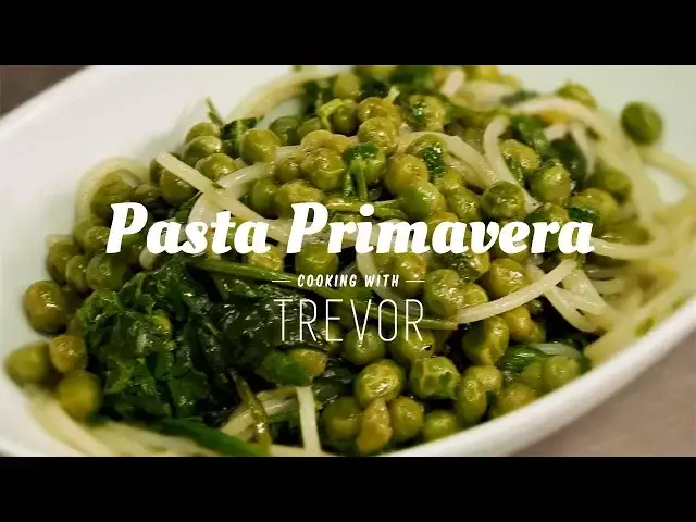 Video thumbnail for Cooking with Trevor | Pasta Primavera