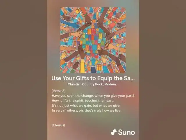 Video thumbnail for Use Your Gifts to Equip the Saints