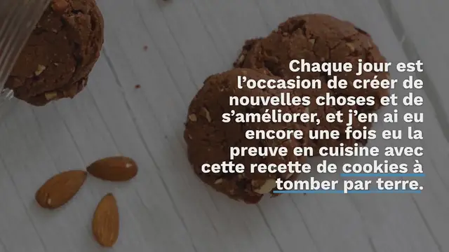 Video thumbnail for Cookies au cacao cru et amandes