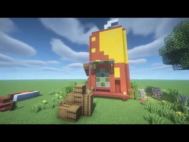 'Video thumbnail for Building a Juice Box House! 🏠🧃 #Minecraft #Building #shortsvideo #shorts'