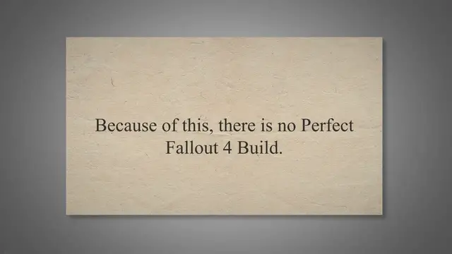 Video thumbnail for The Perfect Fallout 4 Builds