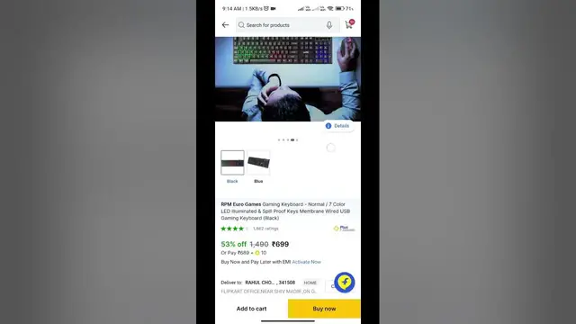 Video thumbnail for Best Keyboard on Flipkart at ₹0 Rupee 100% Cashback 😱 Flipkart Big Billion Day sale offers.