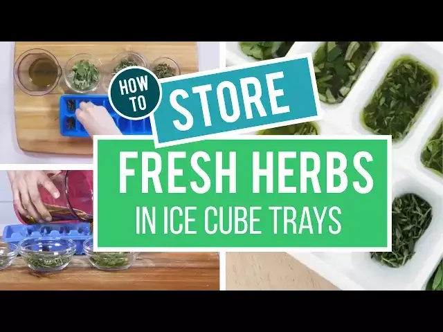 Video thumbnail for Real Food Live | How to Store Fresh Herbs in an Ice Cube Tray