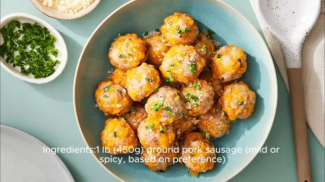 Video thumbnail for Sausage Balls Recipe
