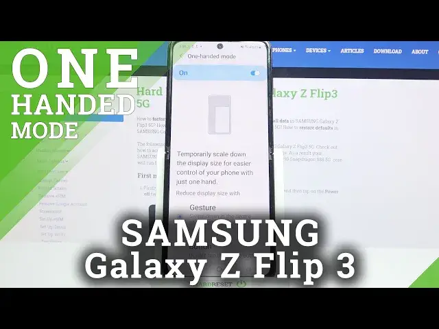 'Video thumbnail for How to Enter One Handed Mode on SAMSUNG Galaxy Z Flip 3 – Reduce Screen Size'