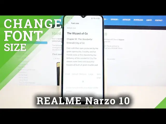 'Video thumbnail for How to Change Font Size on REALME Narzo 10 – Text Adjustment'