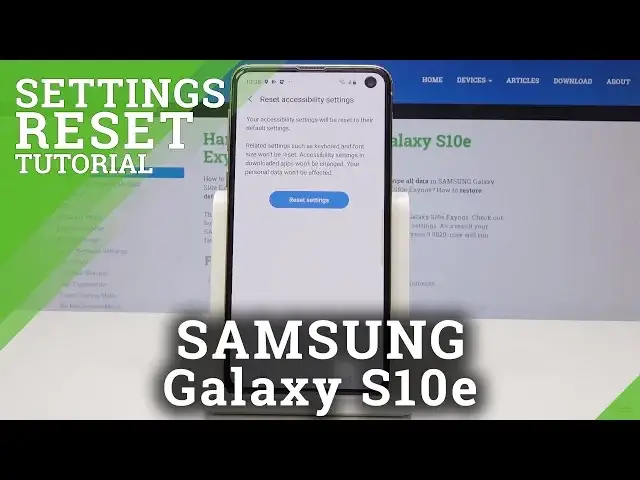 Video thumbnail for How to Reset Accessibility Settings in SAMSUNG Galaxy S10e – Restore Availability Confiiguration