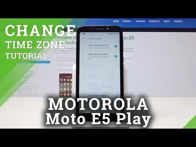 'Video thumbnail for How to Set Up Date & Time in Motorola Moto E5 Play – Change Time Zone'