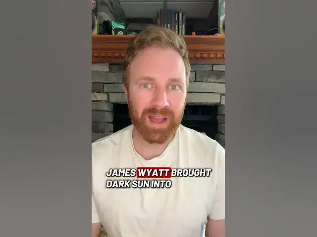 'Video thumbnail for Is James Wyatt why we’re seeing Dark Sun return to #dnd?'